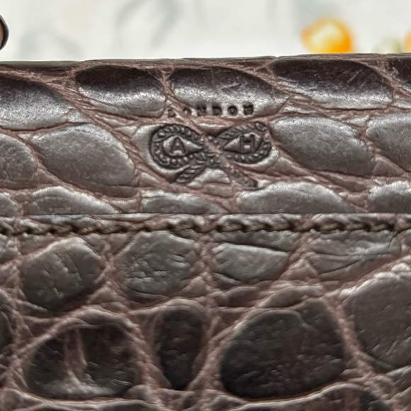 Anya Hindmarch Dark Brown Leather Wallet - Picture 7 of 13